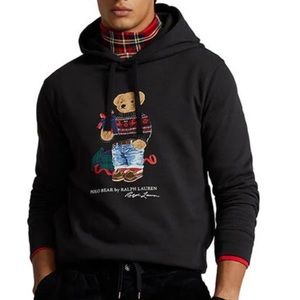 Men's Polo Bear Fleece Hoodie - Christmas limited edition - authentic